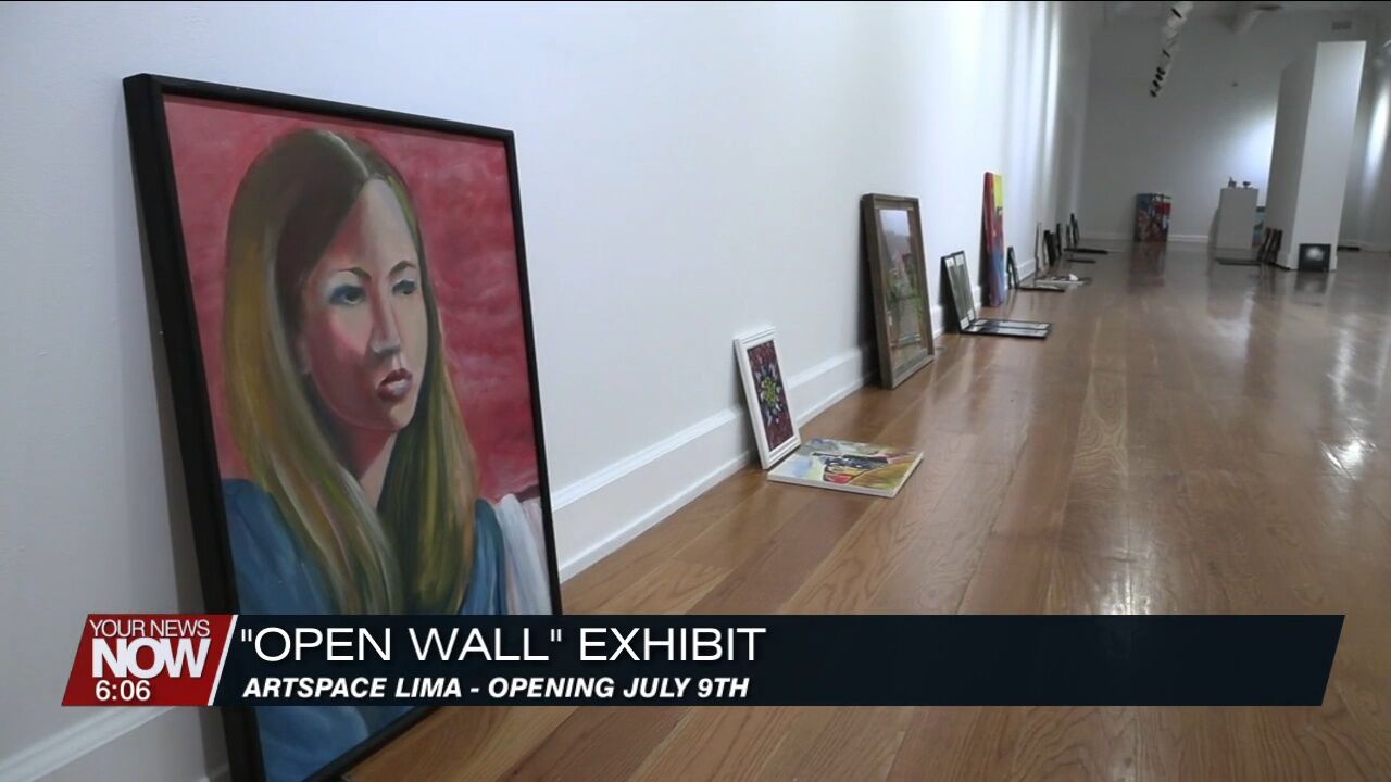 "Open Wall" exhibit opens at ArtSpace/Lima on July 9th